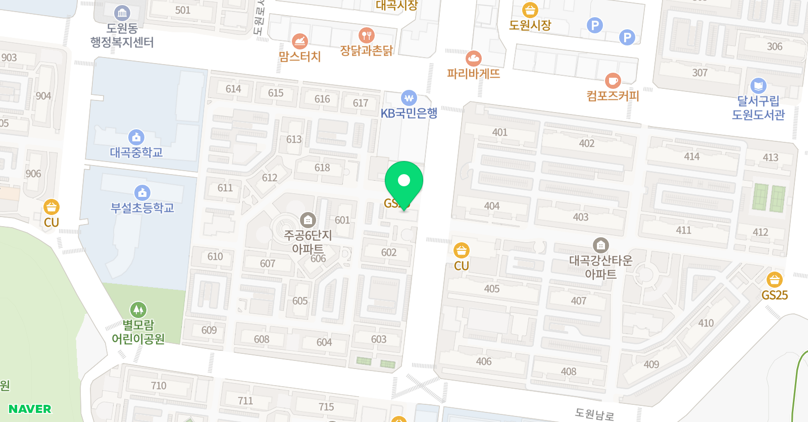 가율 피아노교습소 위치