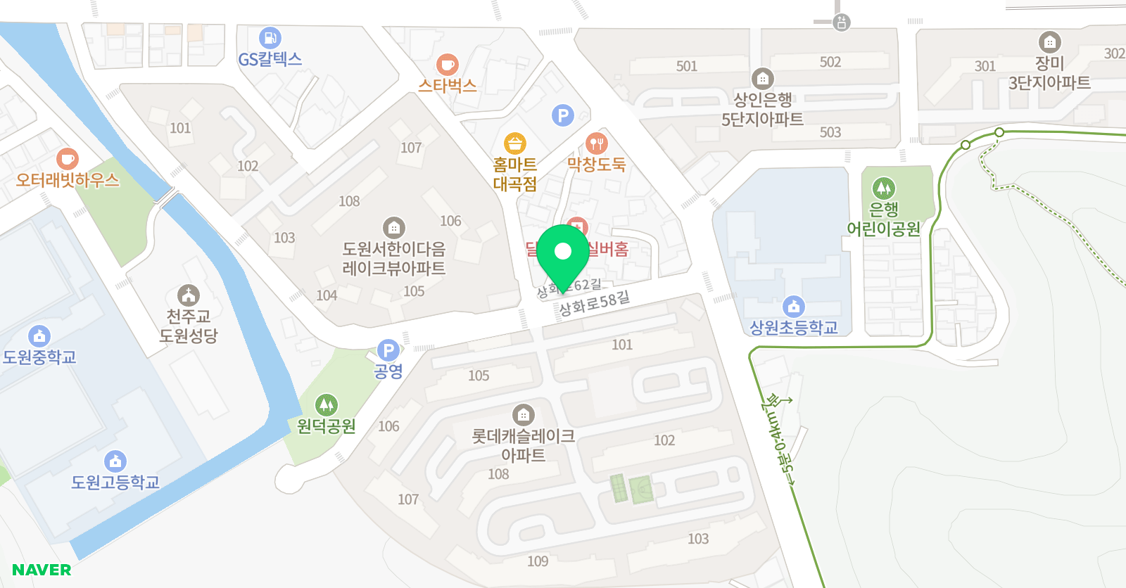 메이플 영어교습소 위치