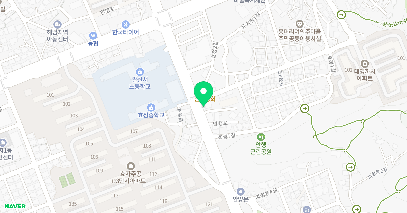 양경남 피아노학원 위치