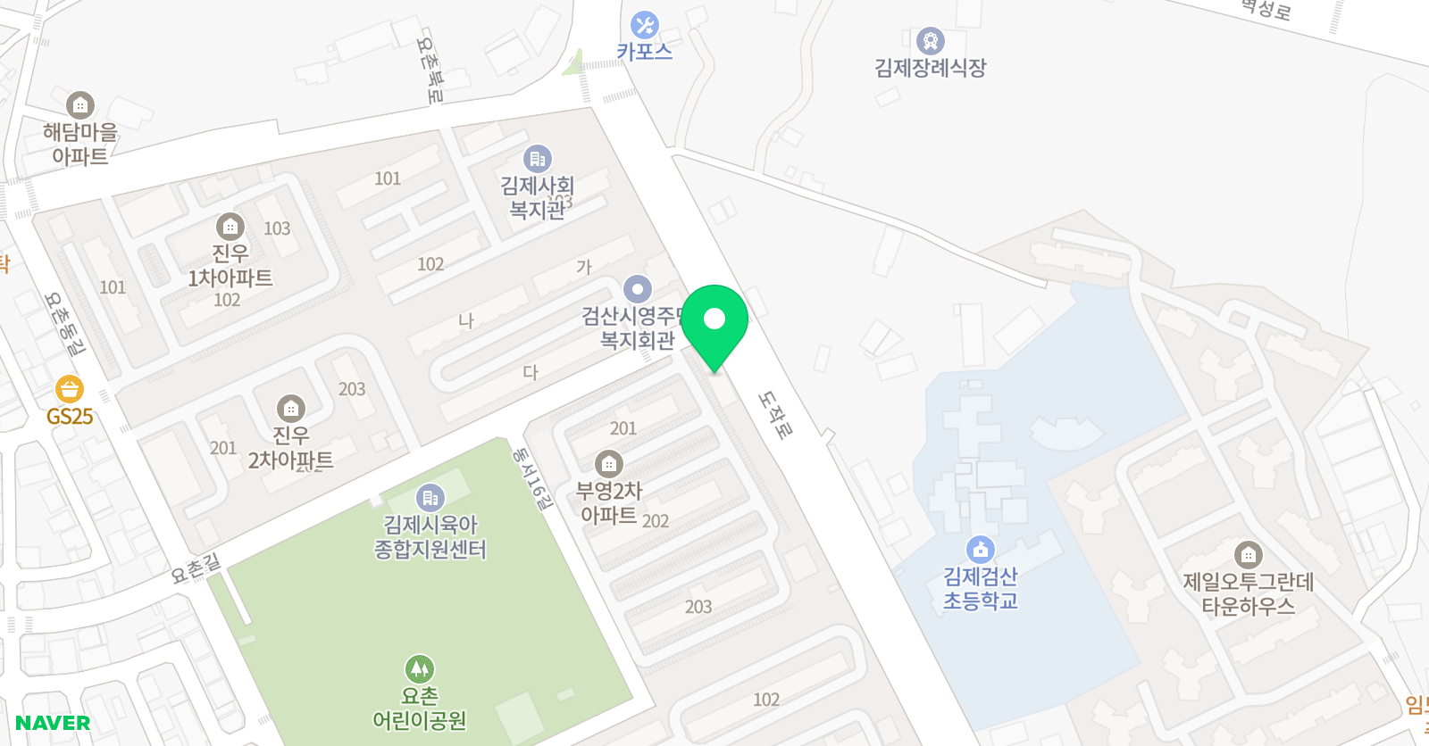 더랩이든 영어수학학원 위치