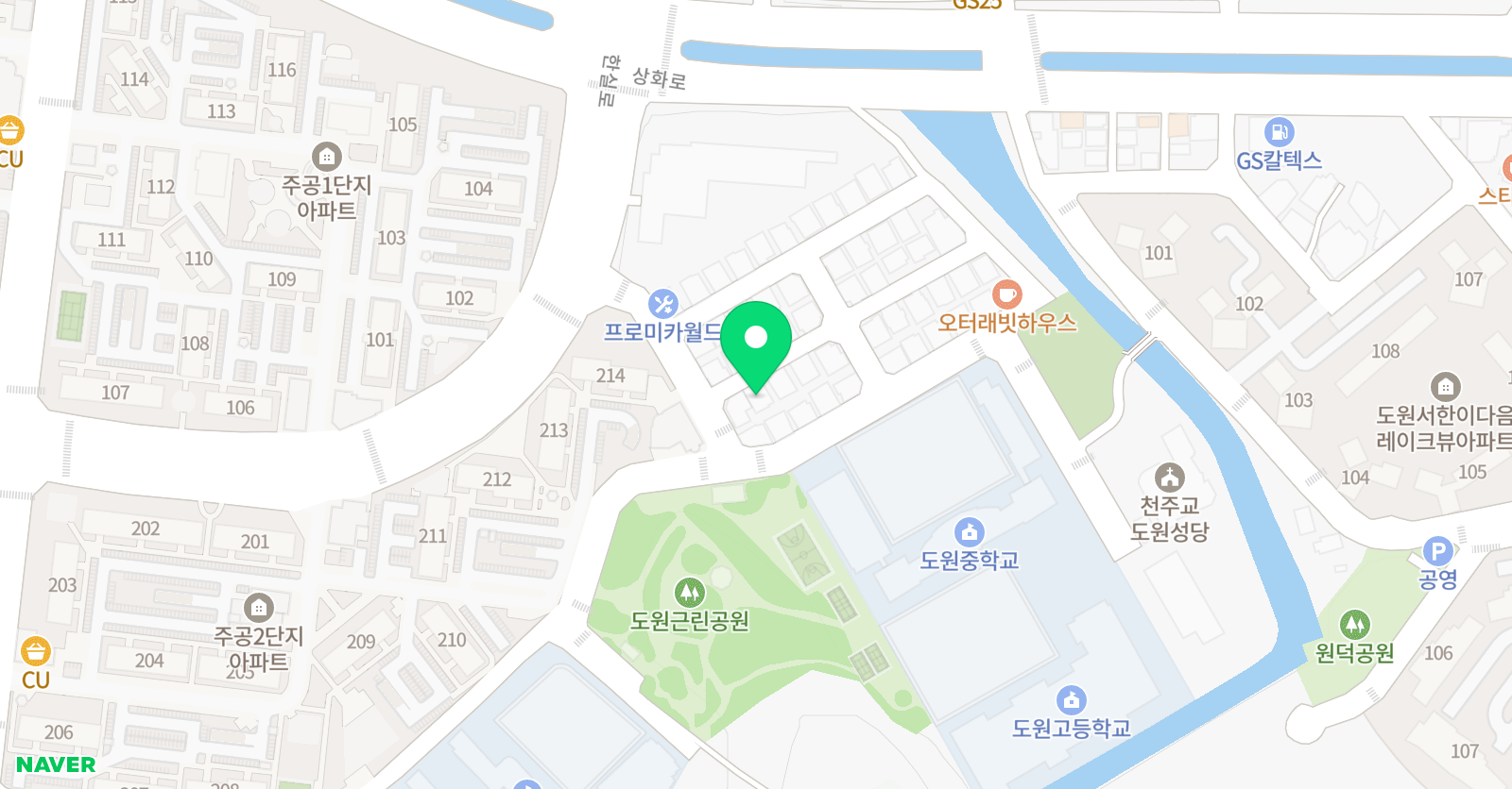 미리샘 수학공부방 위치