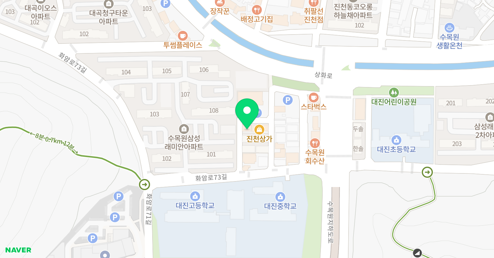 스마트해법수학 대곡래미안1점 위치