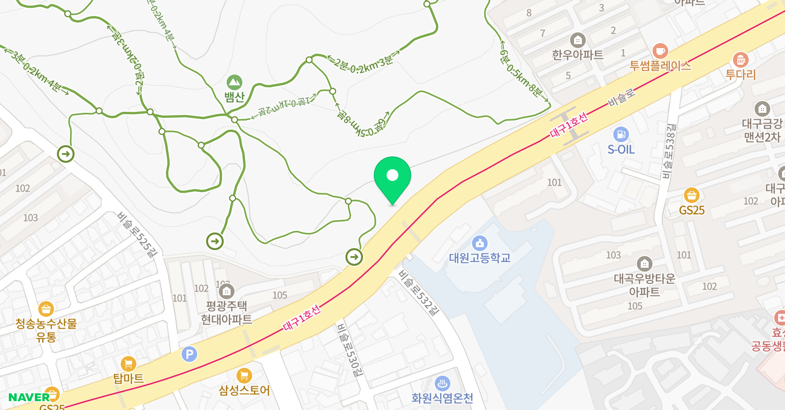 신사고 학원 위치