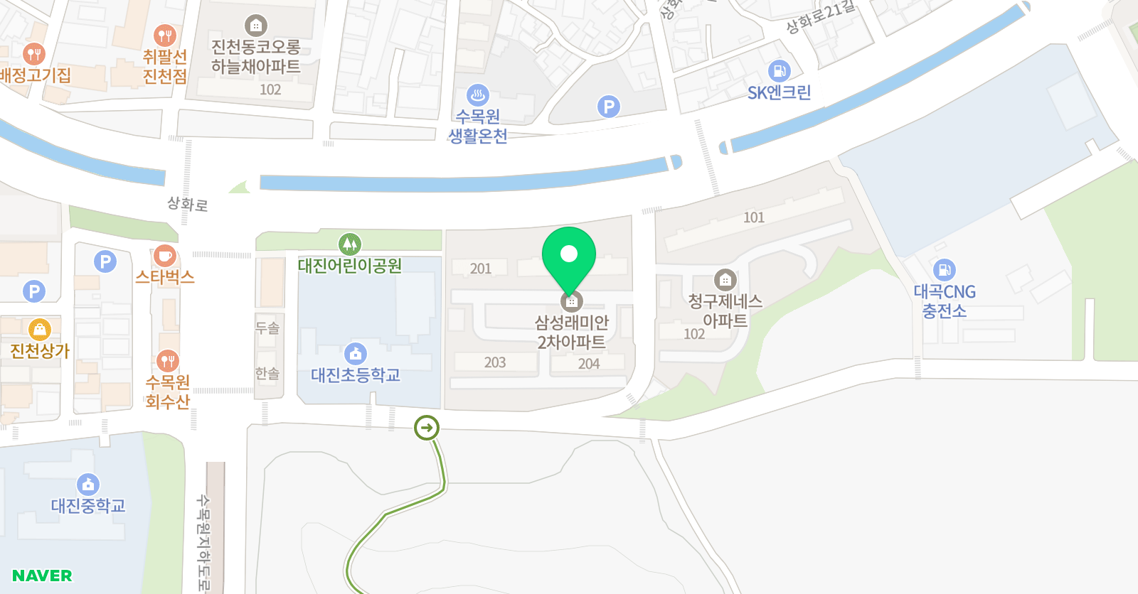 뜰안의 피아노 음악교습소 위치