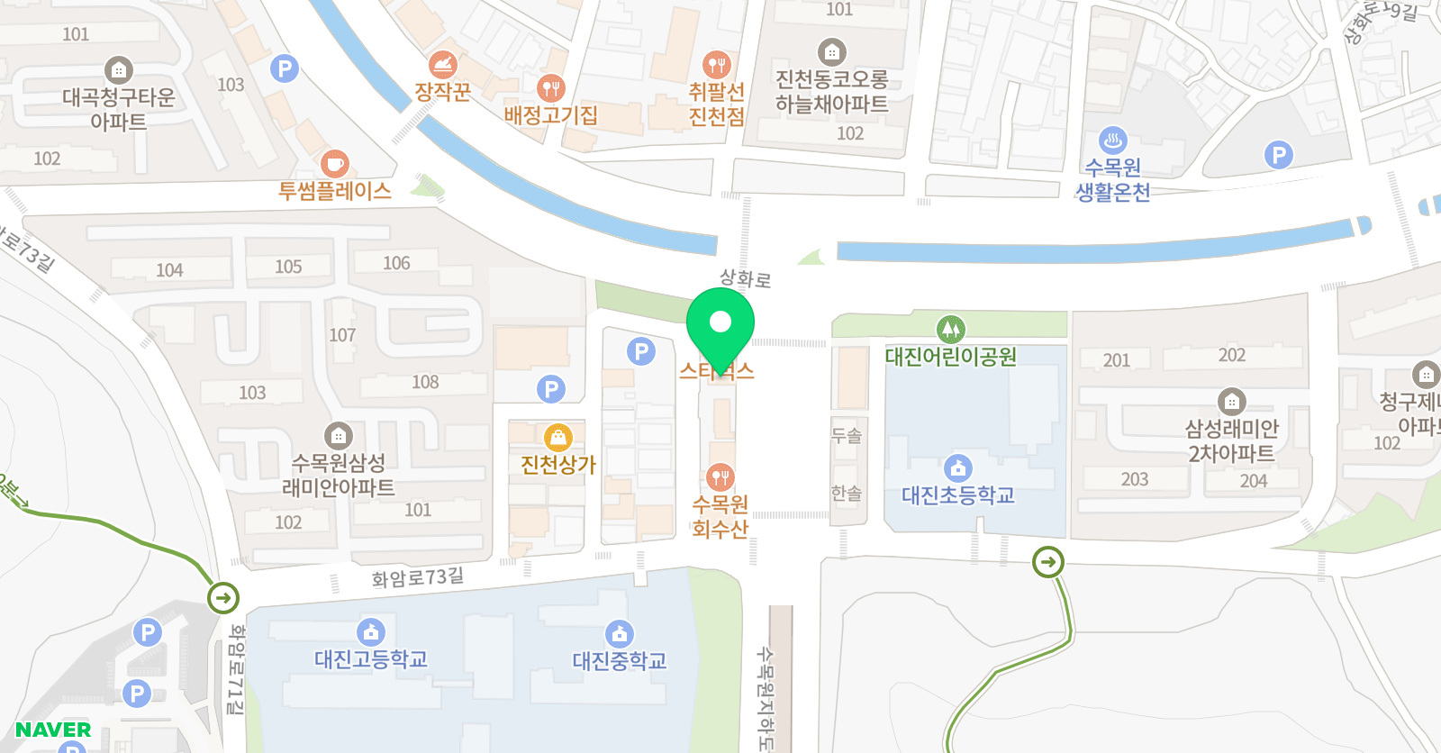 멘토 영어학원 위치