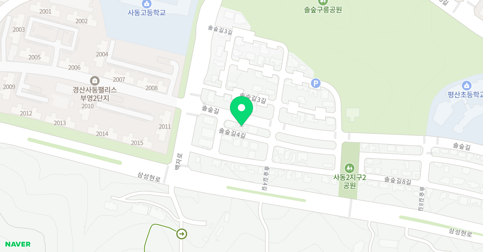 사동 수학특별시학원 위치