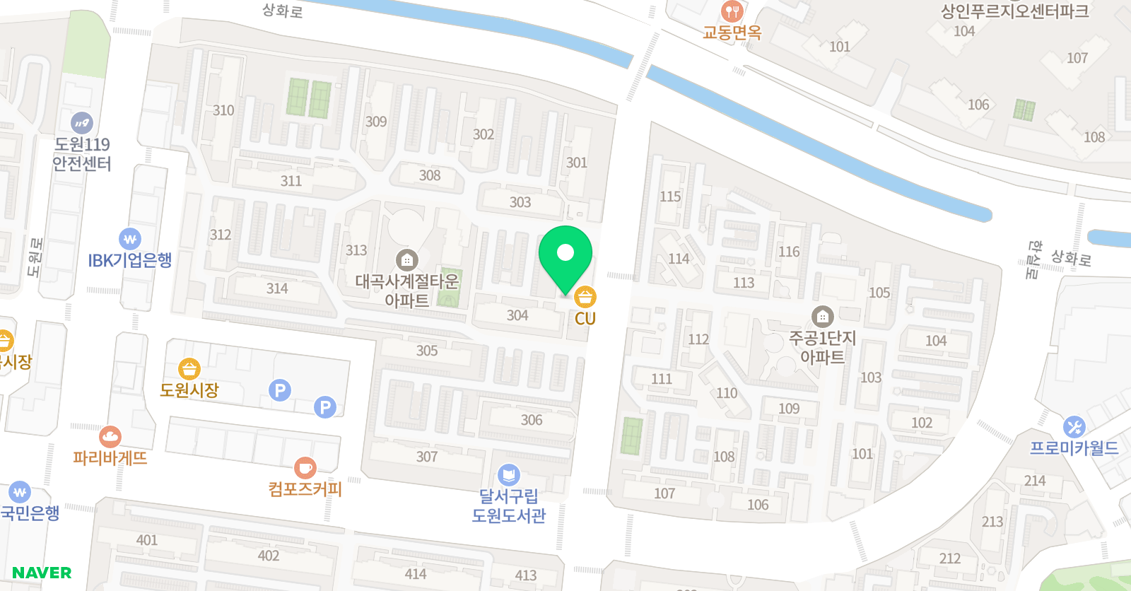 설샘 수학교습소 위치