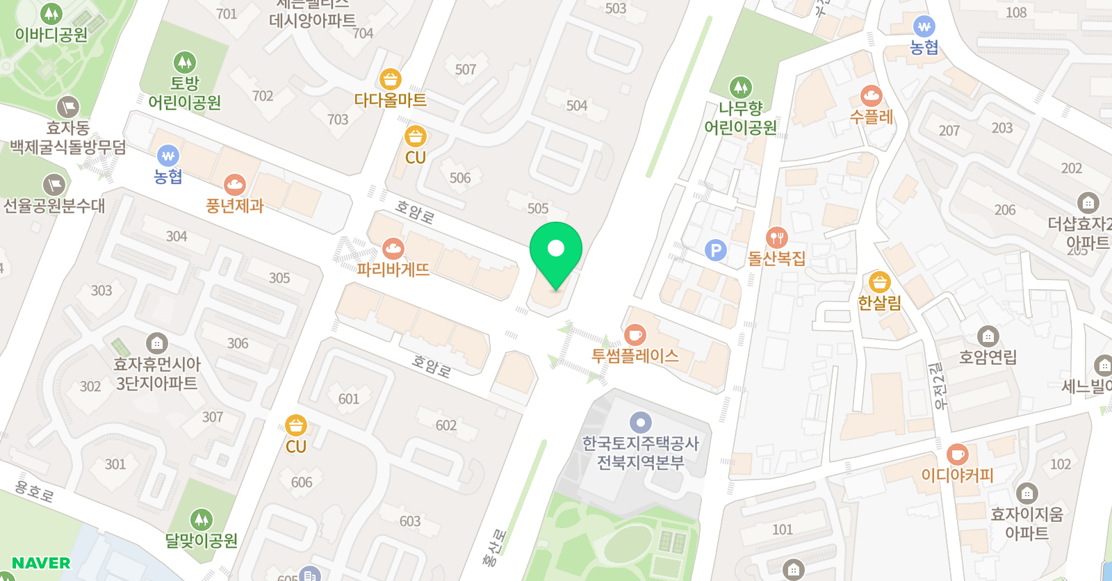 송국어논술 효자학원 위치