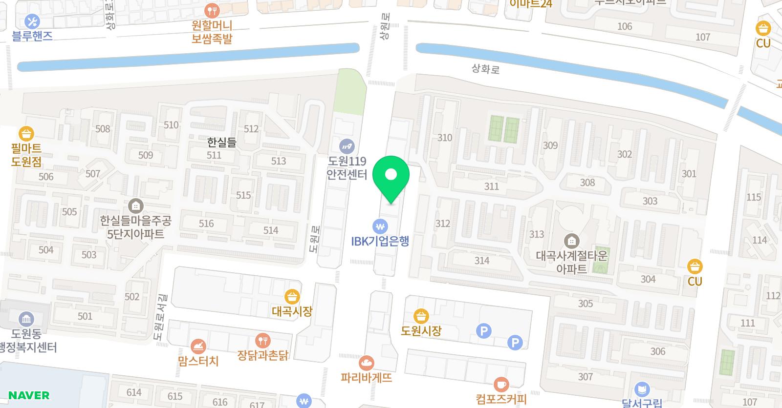 대곡이상욱논리속독학원 위치