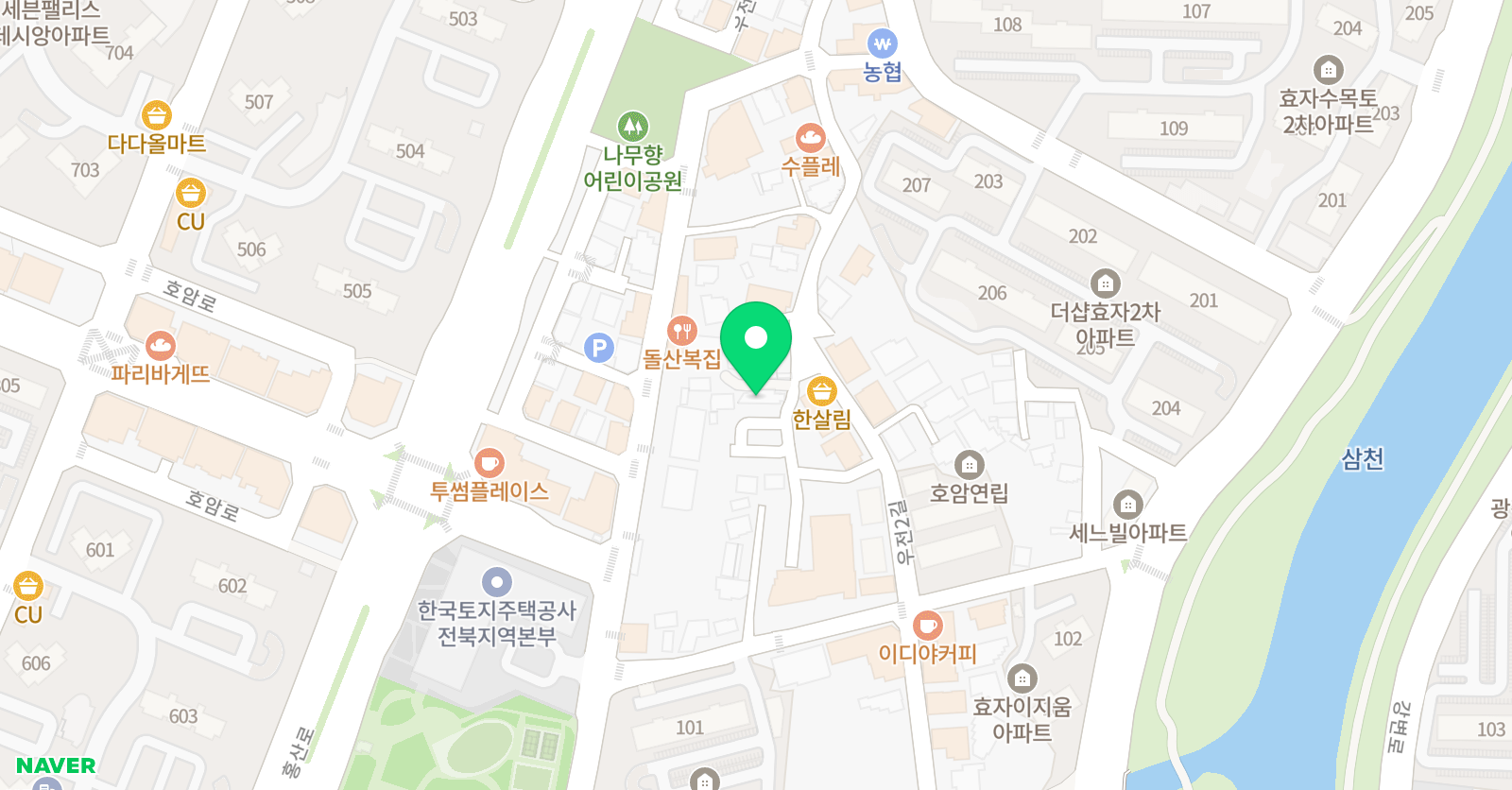 쥬다 음악학원 위치