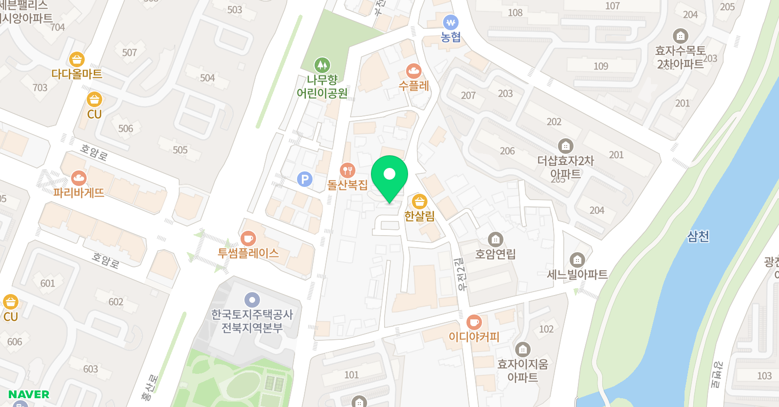 오앤아트 미술학원 위치