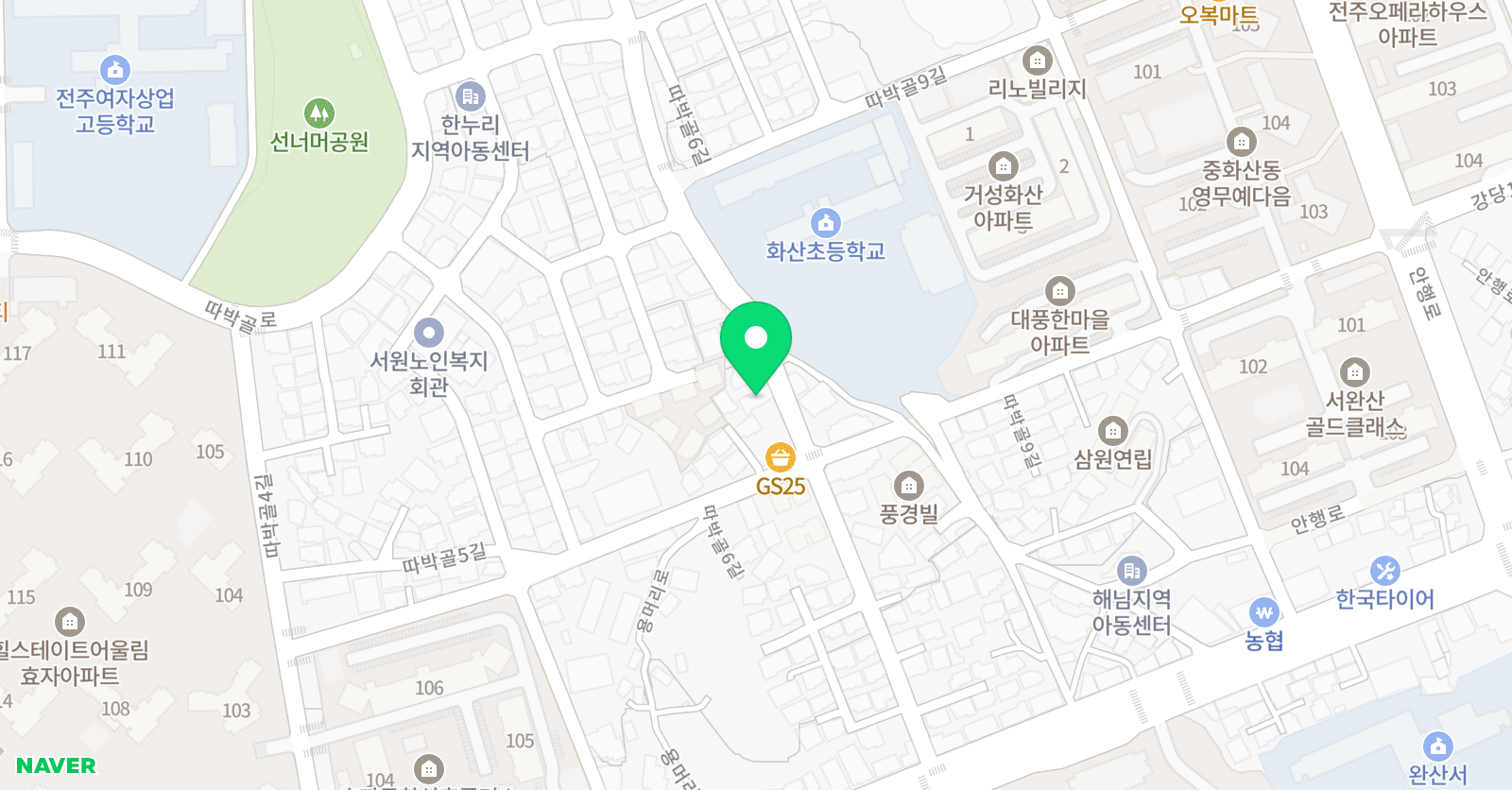 웅진씽크빅 스마트올클래스 공부방 위치