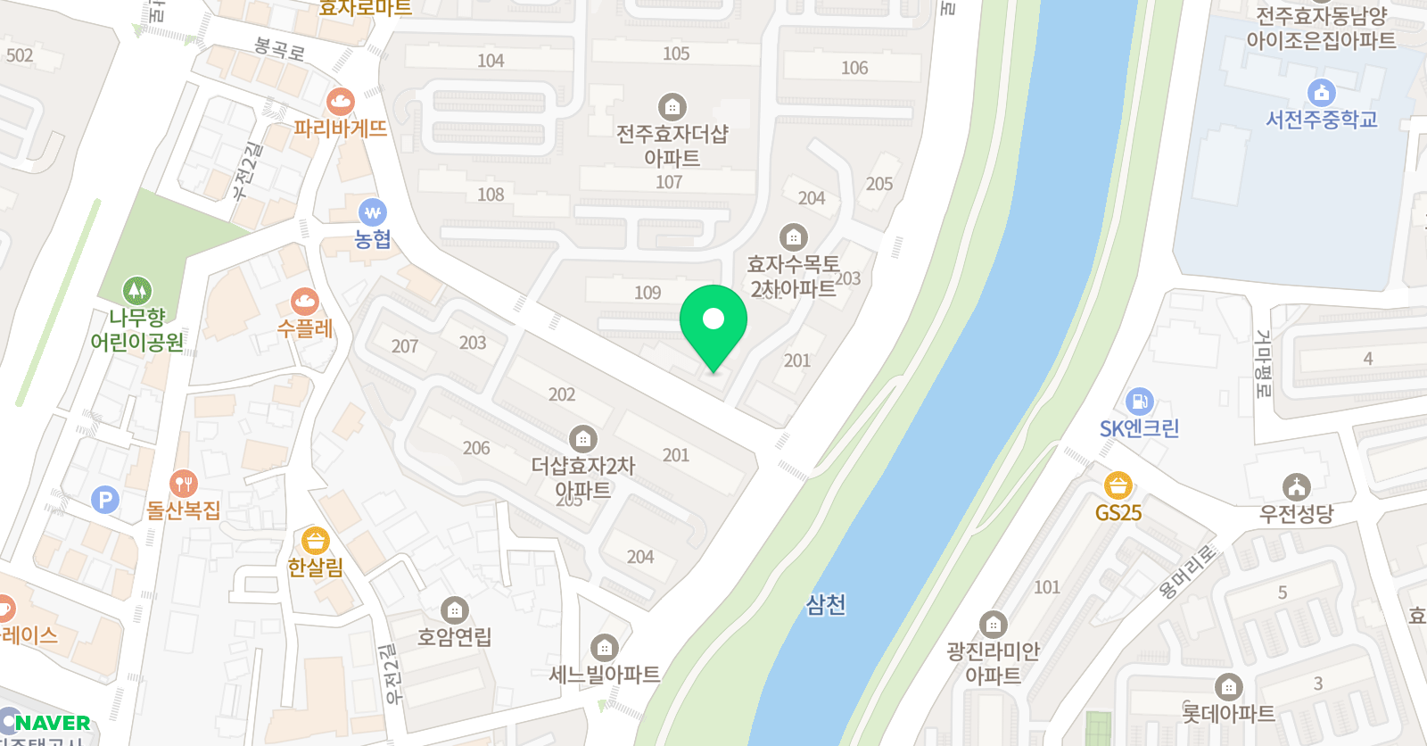 THEK 학원 위치