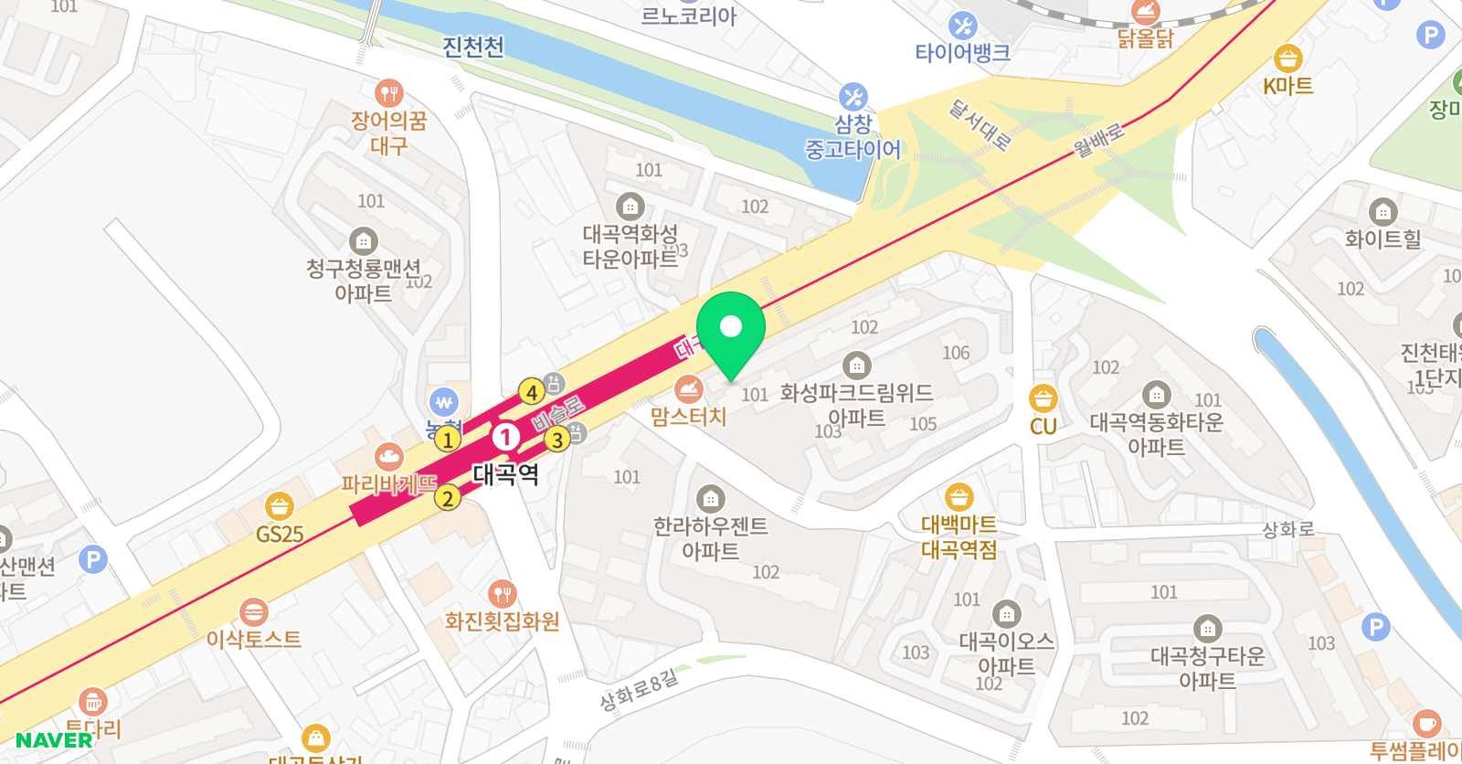 이설 국어학원 위치