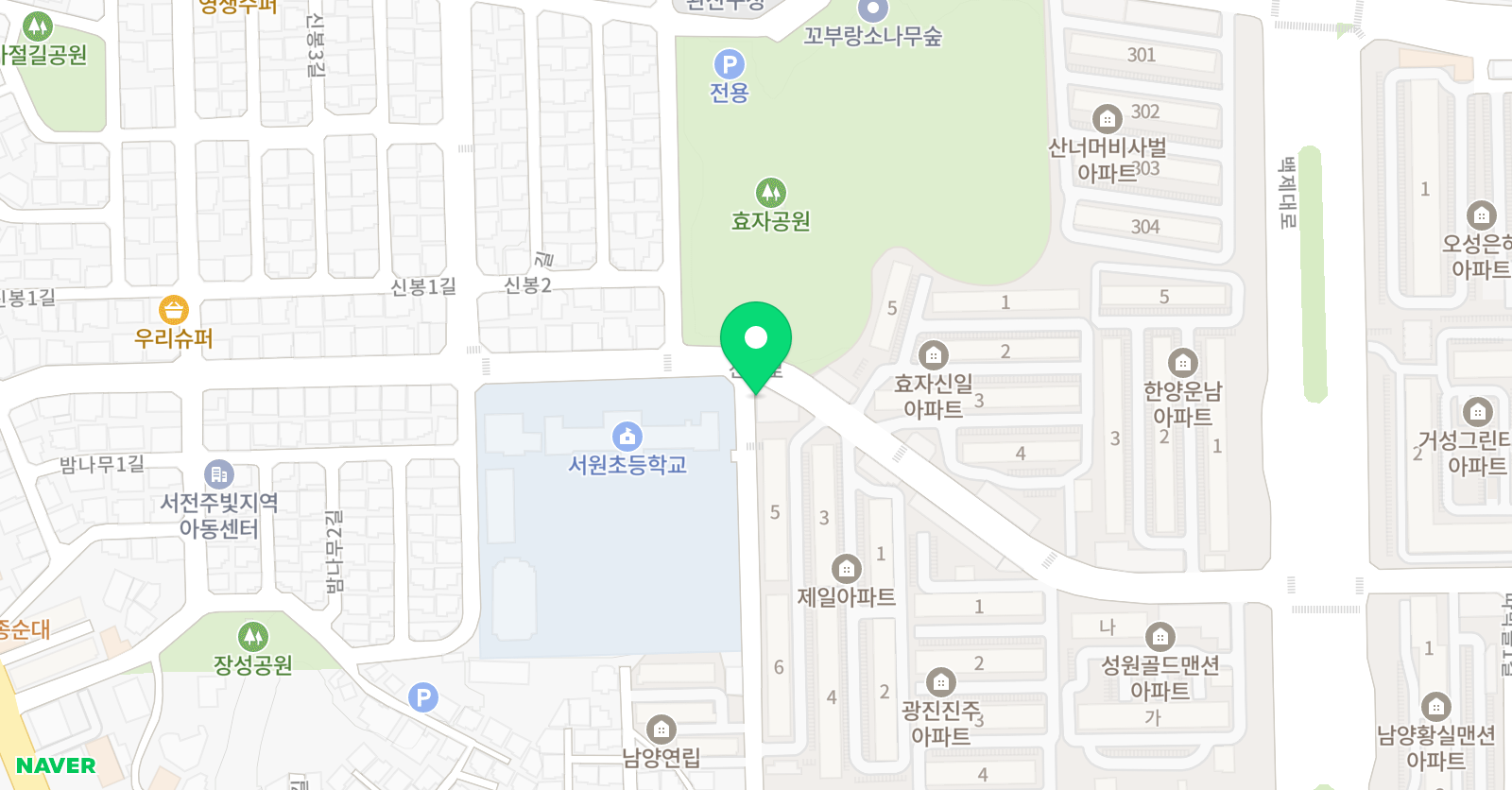 서원 수학교습소 위치