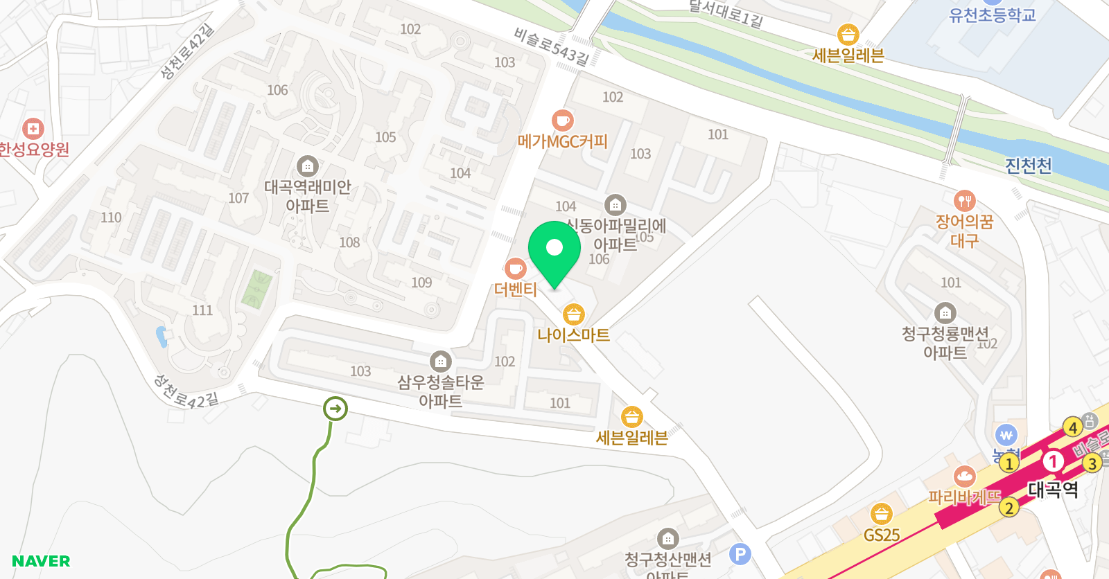 권쌤 영어학원 위치
