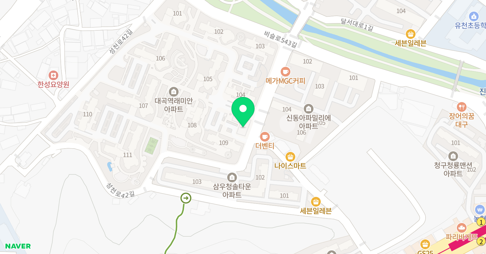 레인보우 미술교습소 위치