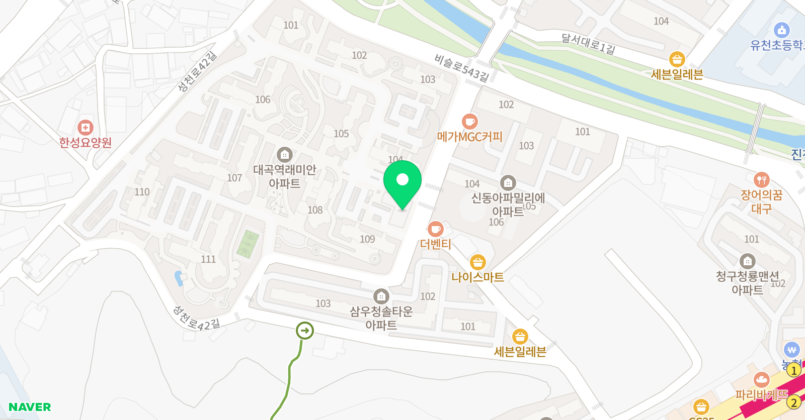 다온키즈 태권도 위치
