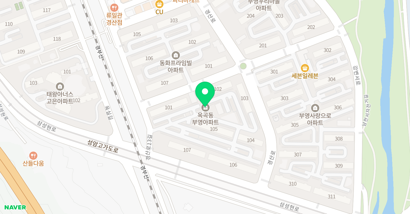 한우리공부방 위치