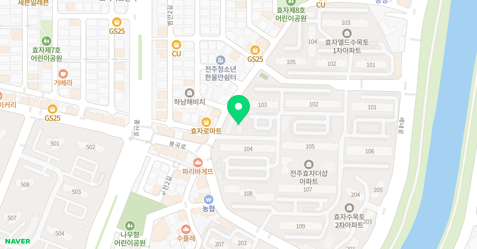물감묻은손 미술교습소 위치