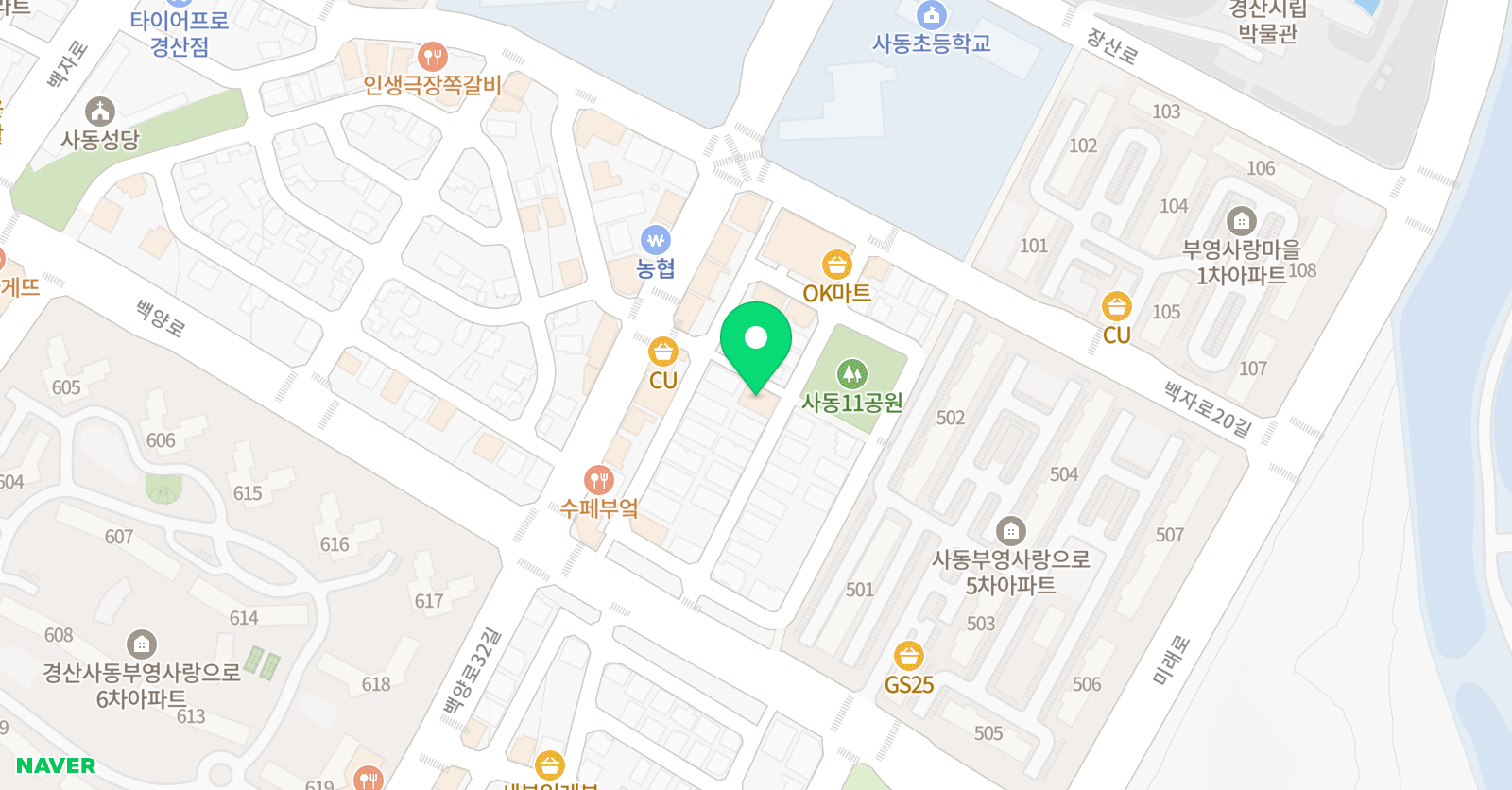 모짤티움 음악학원 위치