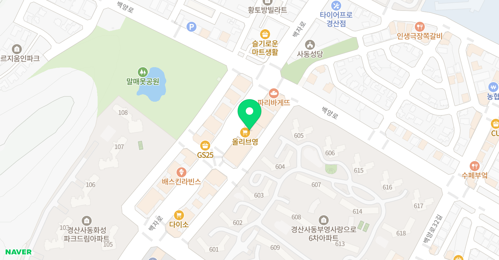 EMP 줄넘기클럽 경산사동점 위치