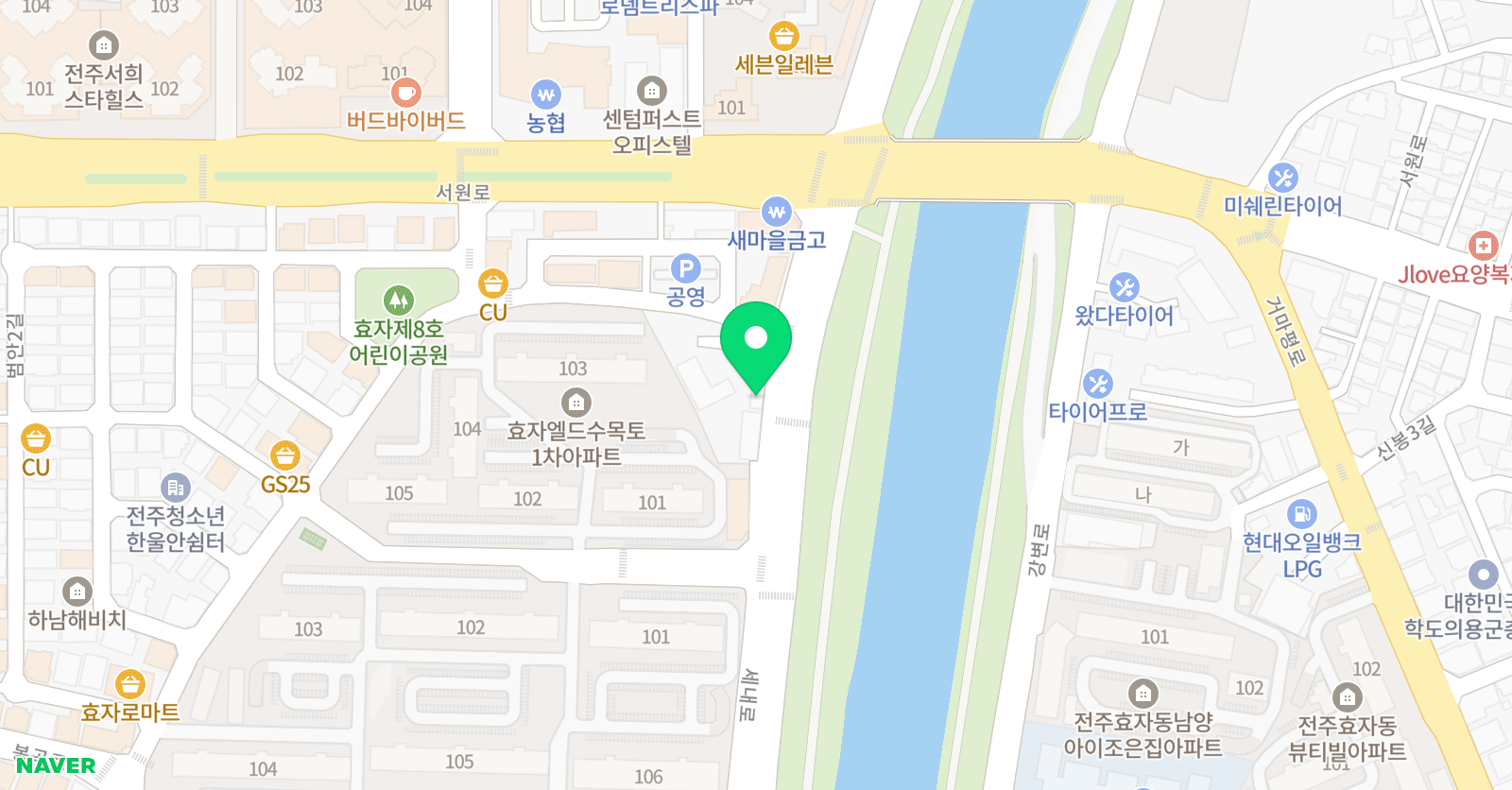 넘버원클래스 위치