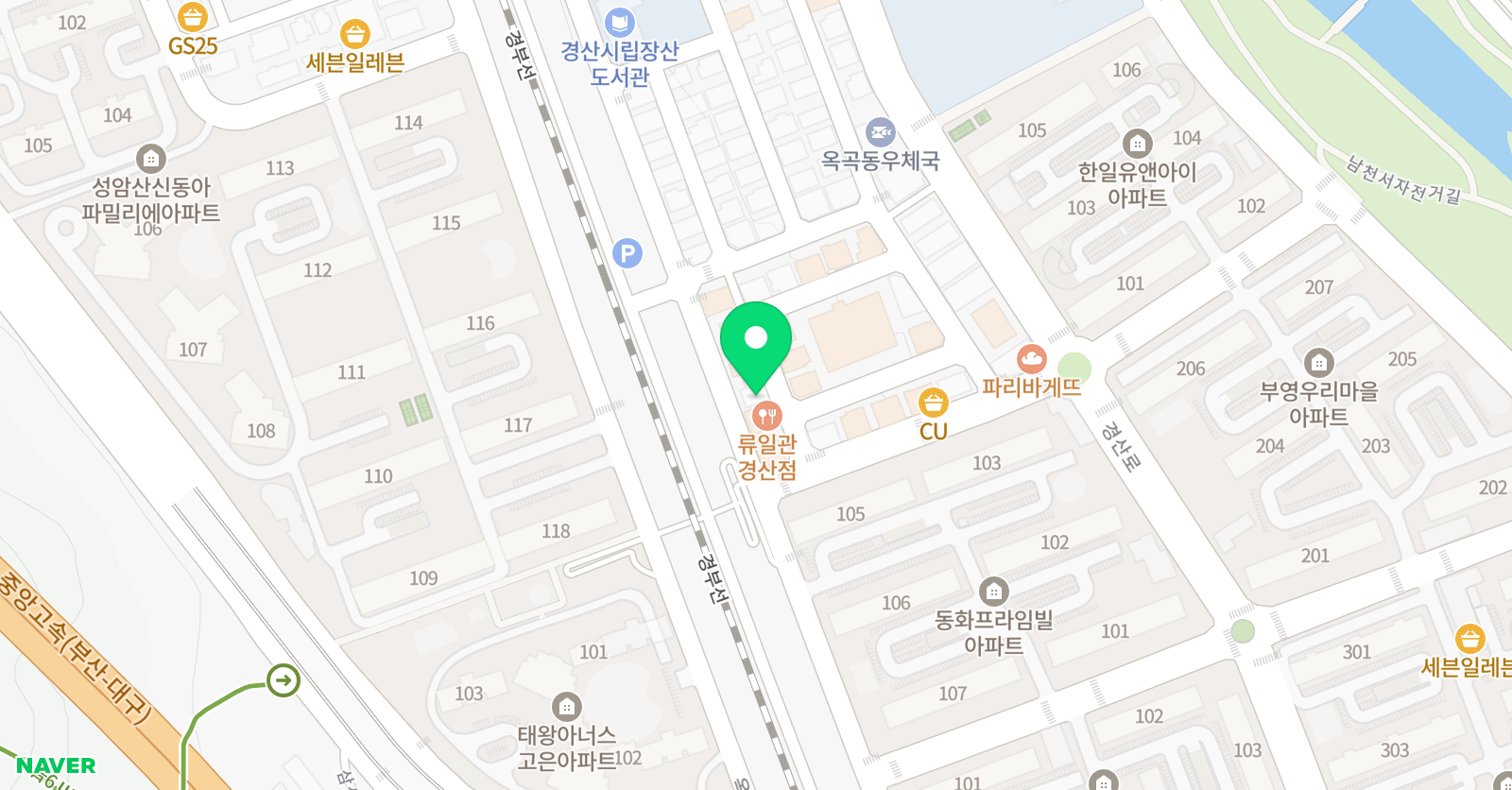 소리숲 뮤직음악학원 위치