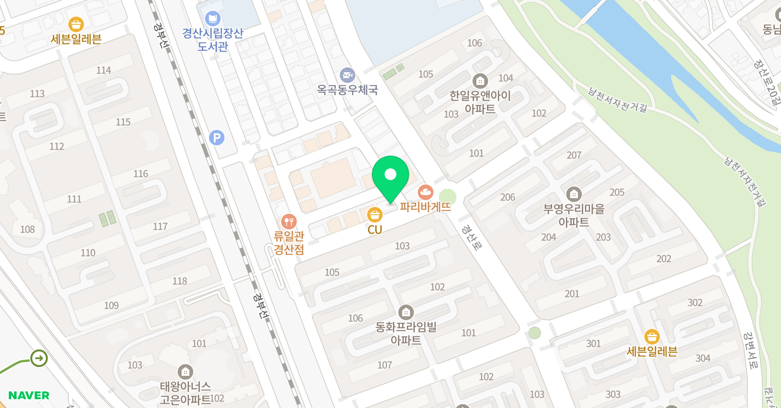 강철에프엠 영어수학학원 위치