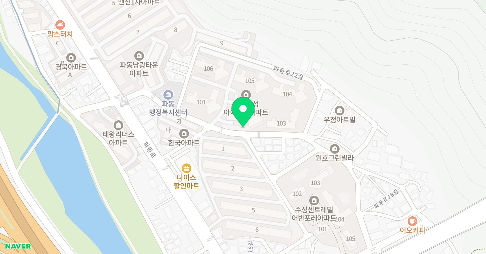 아이파크 음악 위치