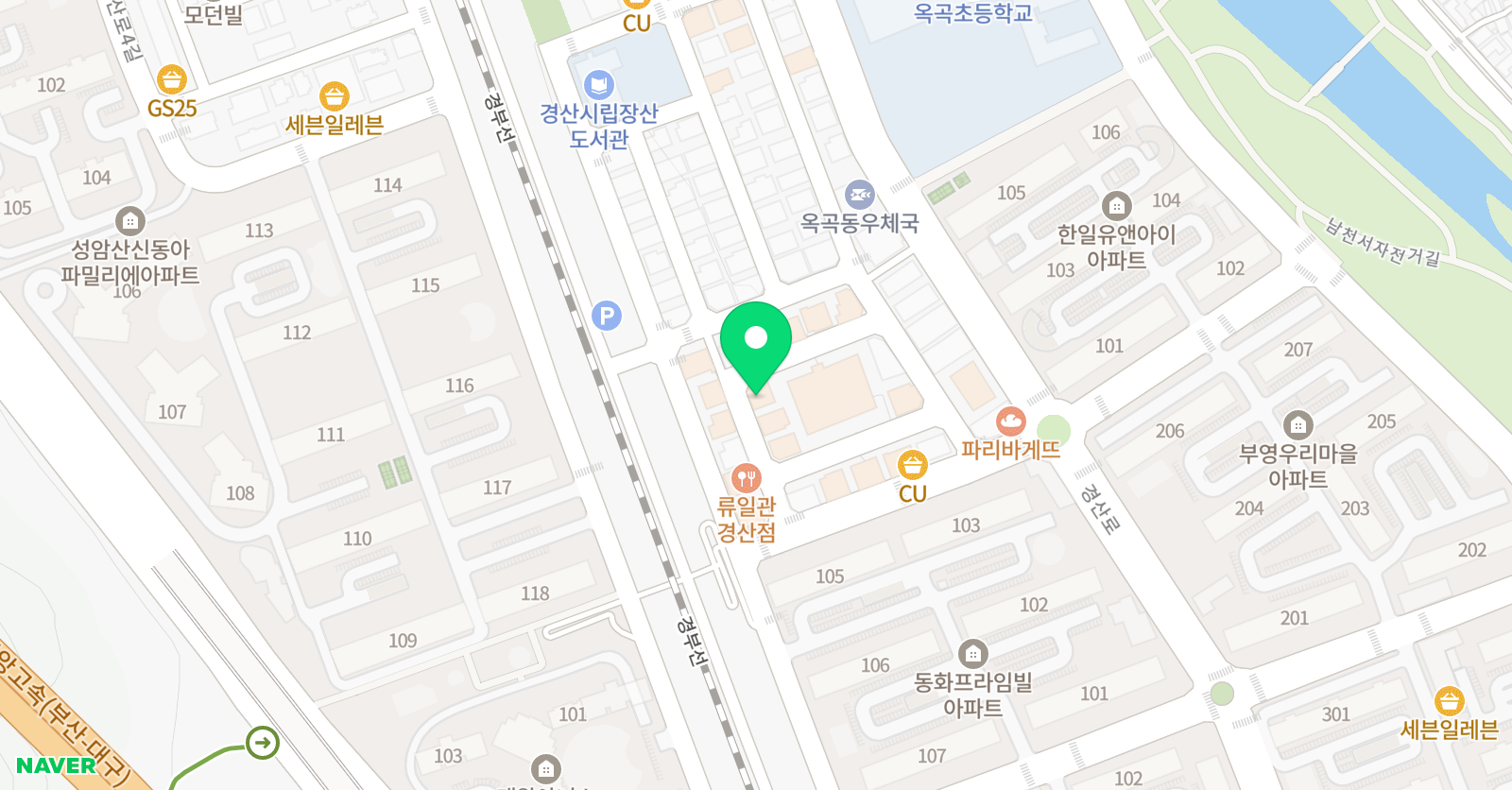해바라기 수학학원 위치