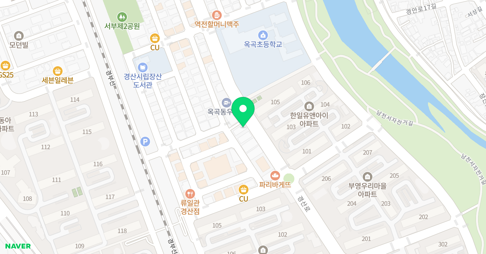 예건 태권도 위치