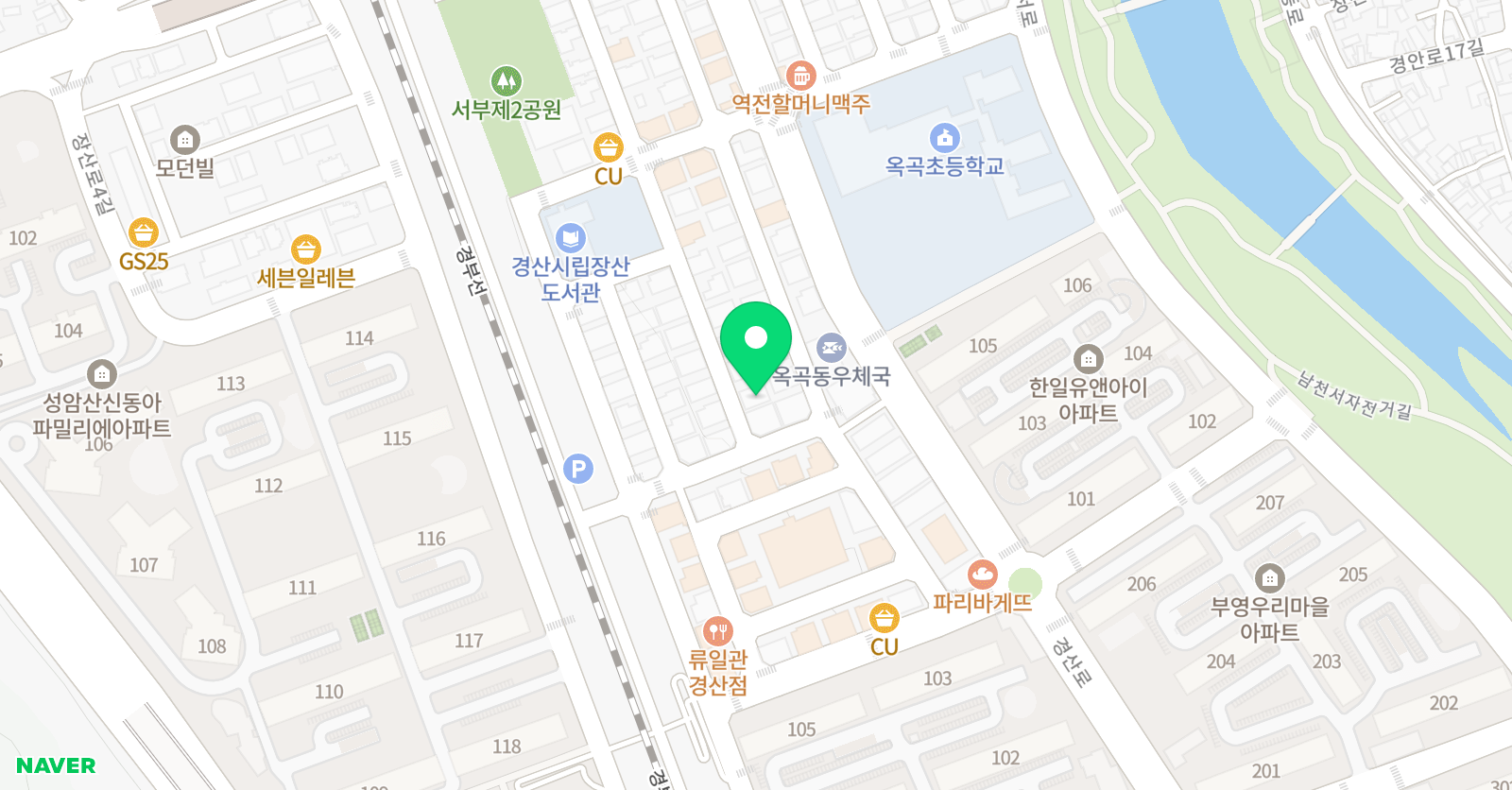 레드아트 미술학원 위치