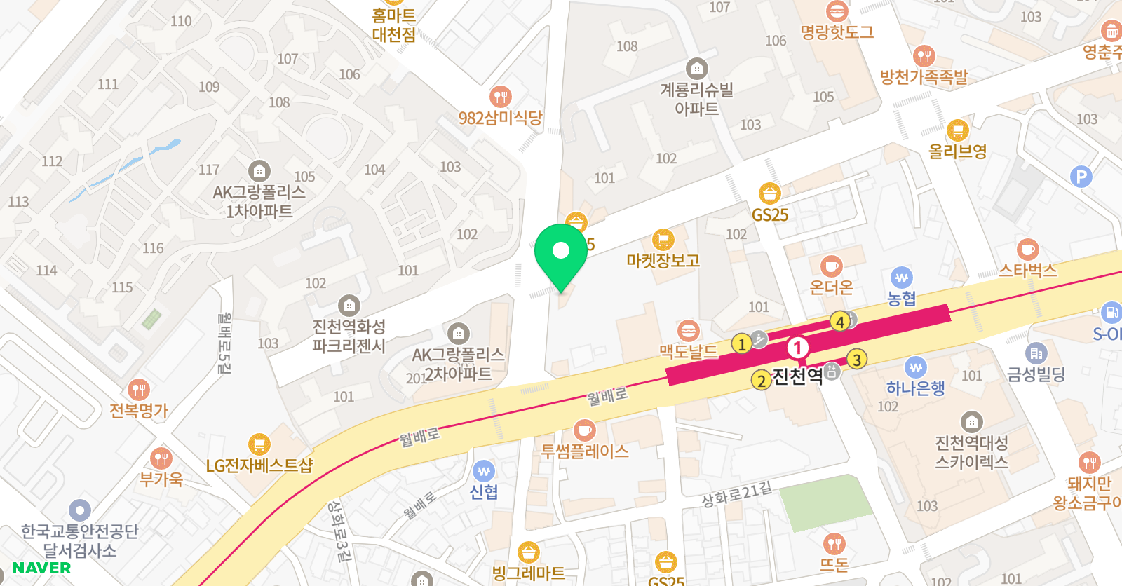 엠 수학교습소 위치