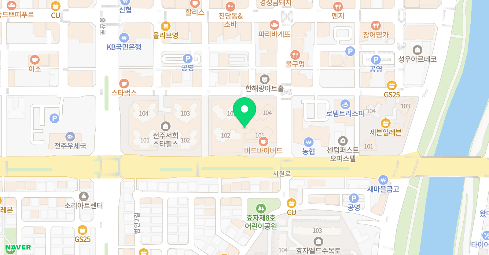 프리미엄매쓰 수학학원 위치