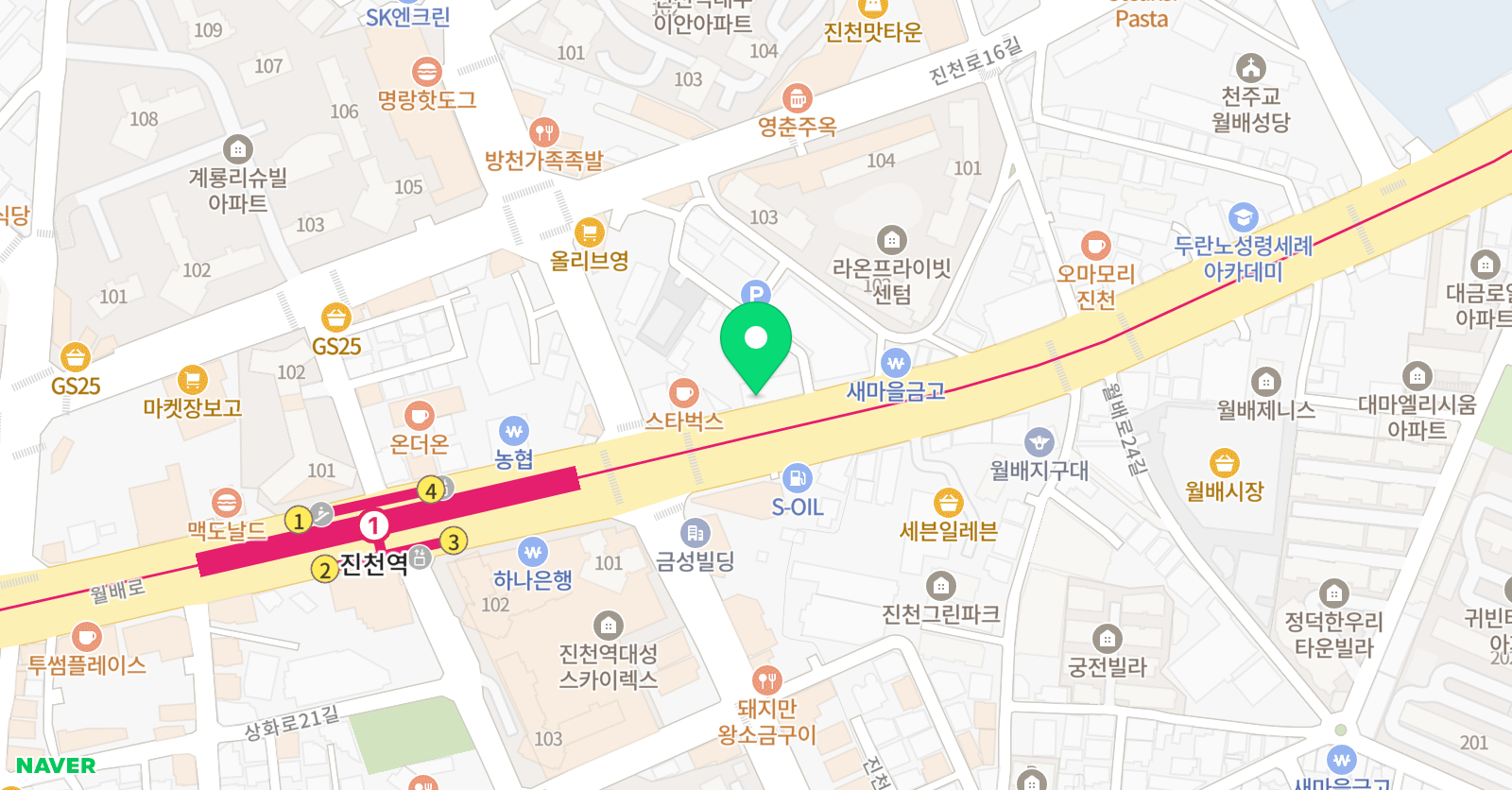 G1230 월성캠퍼스 위치