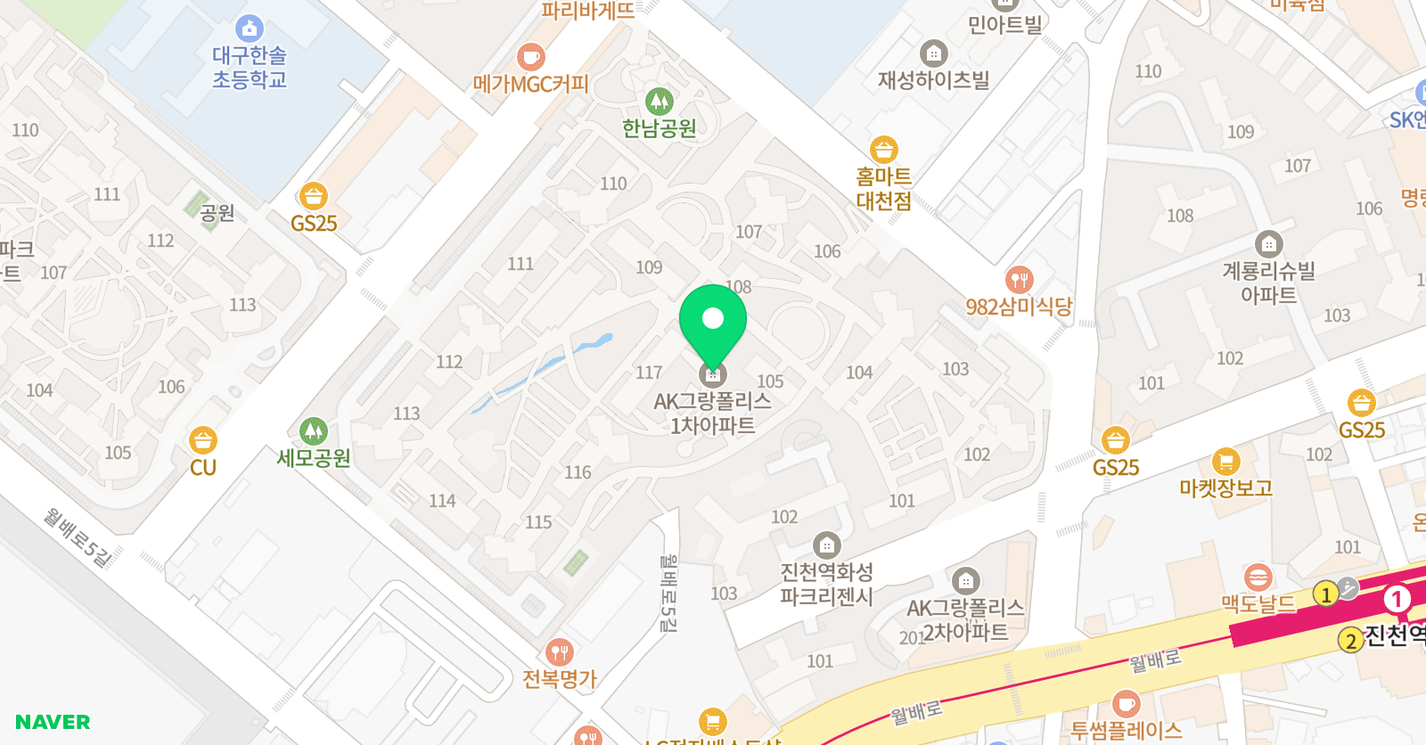 워너비영어교습소 위치
