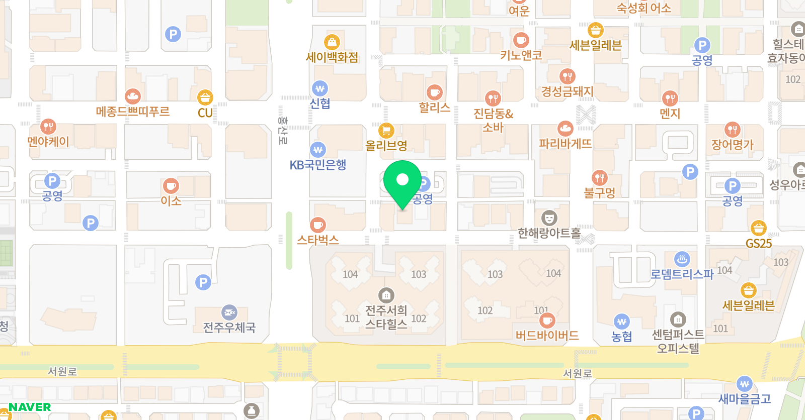 브레인 수학학원 위치