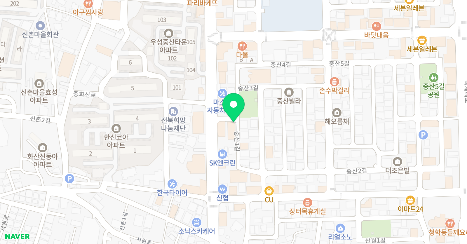키즈스쿨어학원 위치