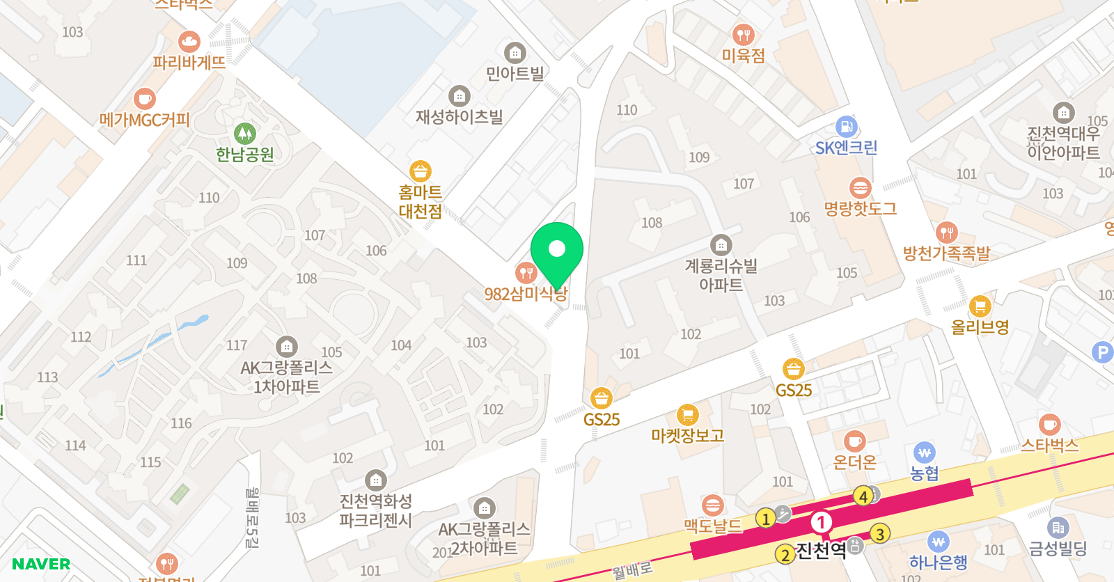 김지영피아노아카데미 음악학원 위치