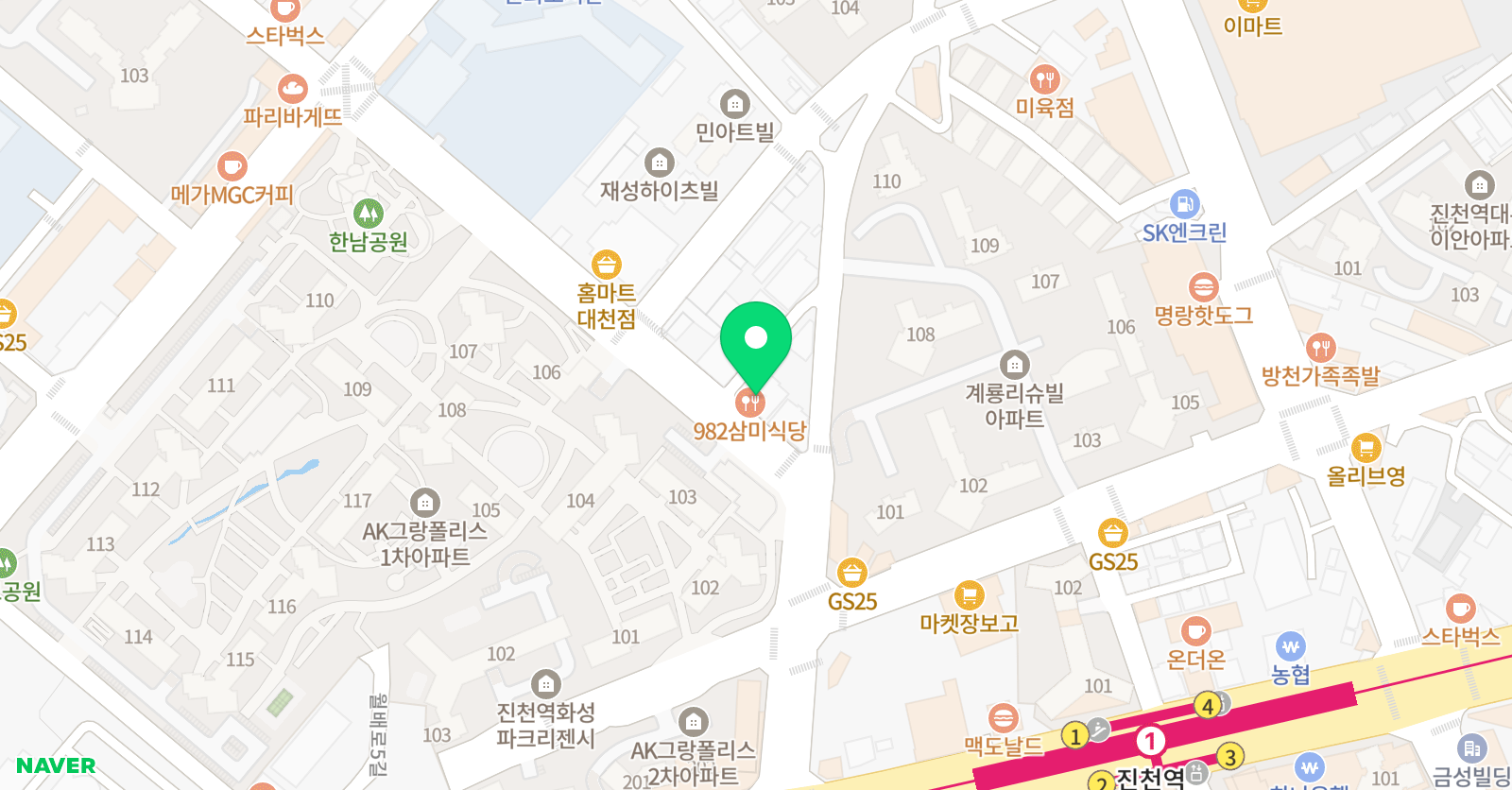 예쁜손 음악학원 위치