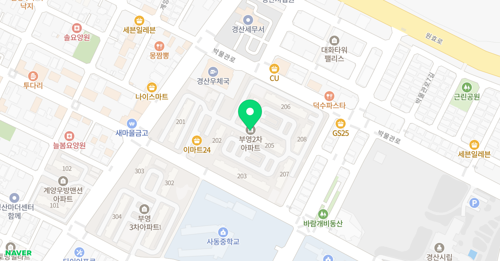 사동이화 스터디 위치