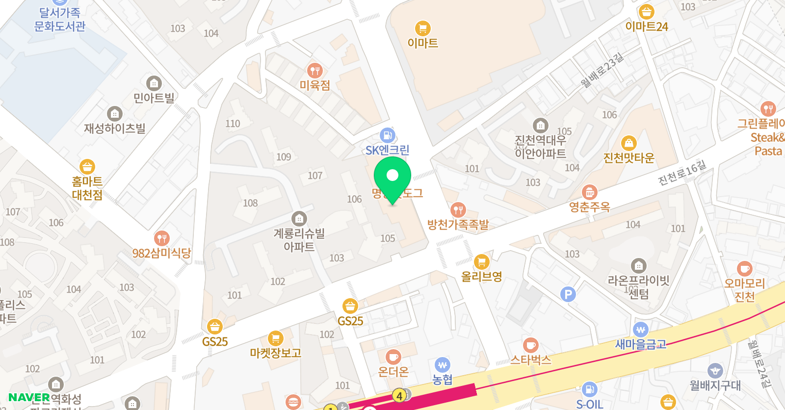 다온 피아노 음악교습소 위치