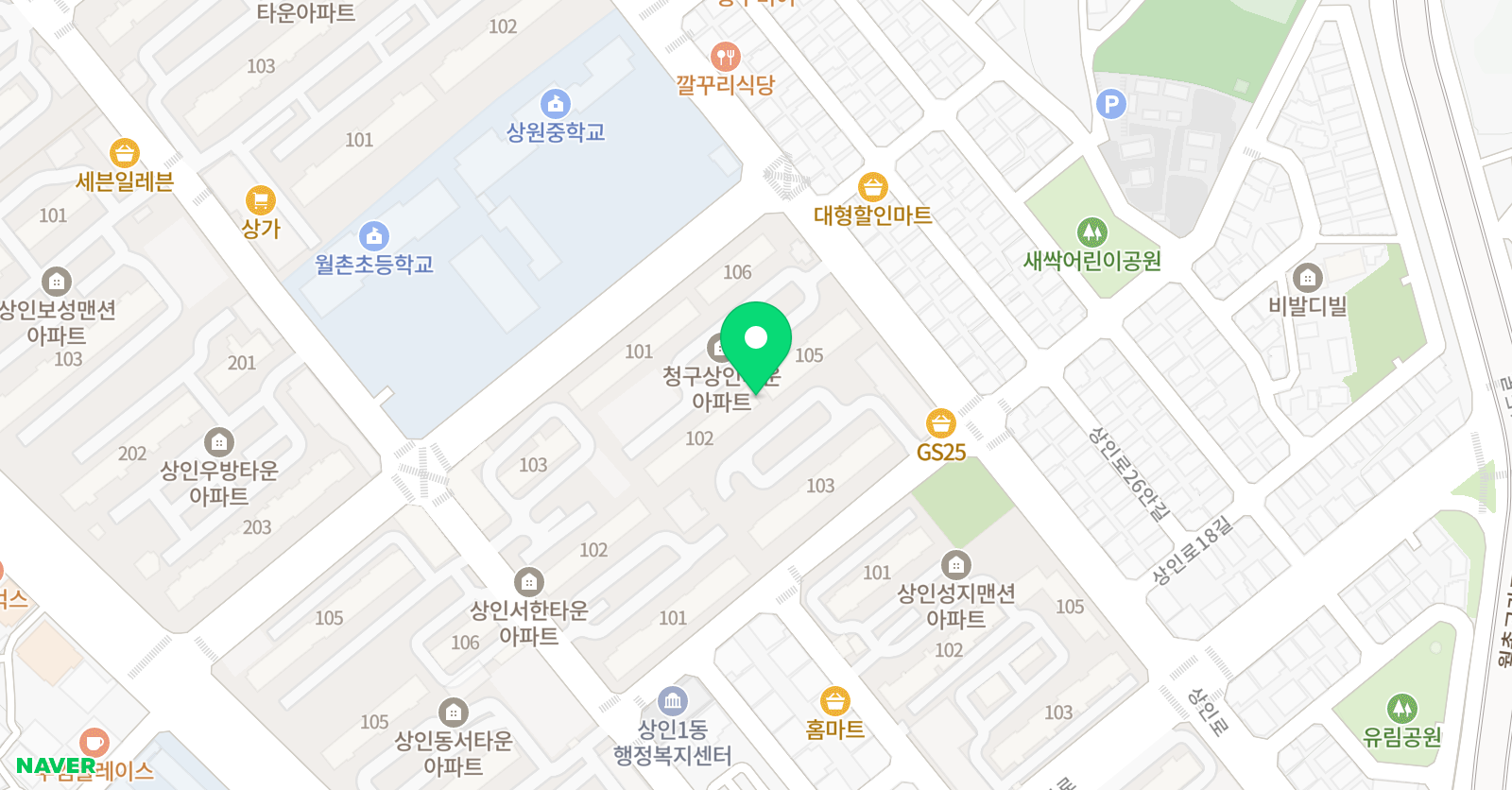 명심어린이바둑교실 위치
