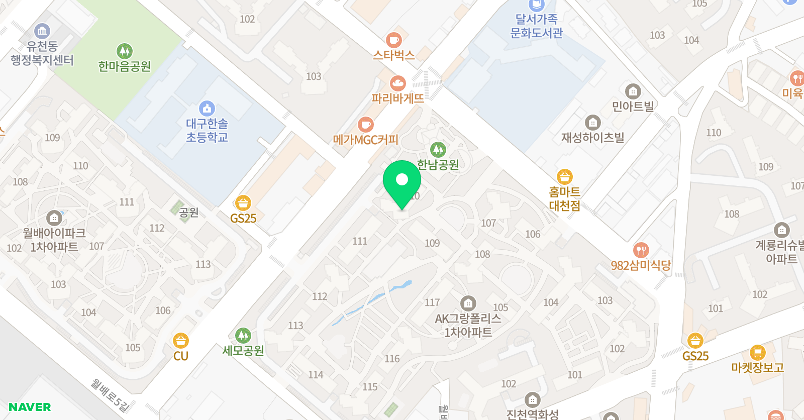 박쌤 미술 위치