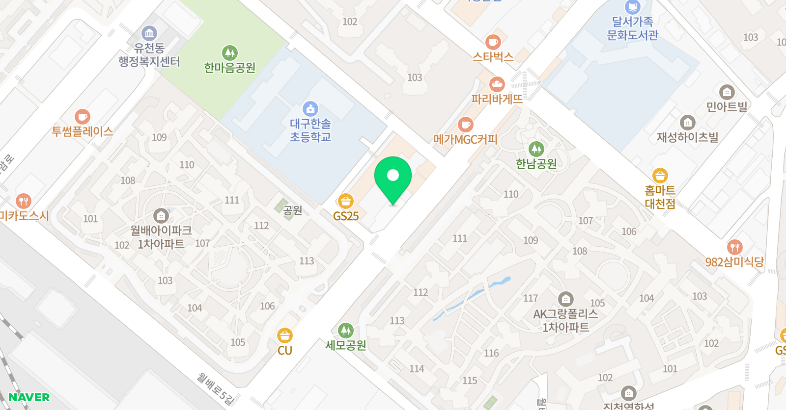 월배 소마학원 위치