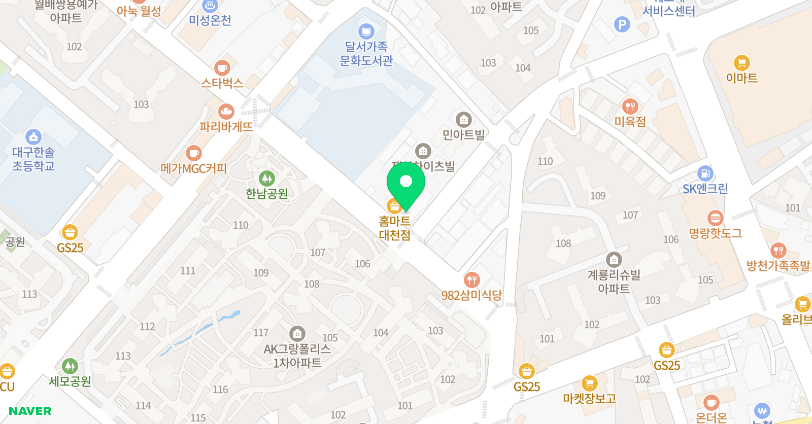 피기인아트 미술학원 위치