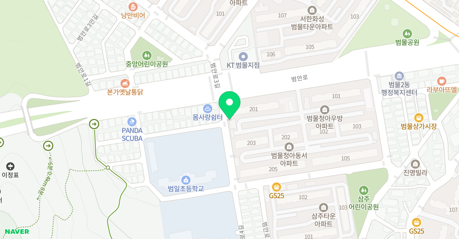 시스템 수학교습소 위치