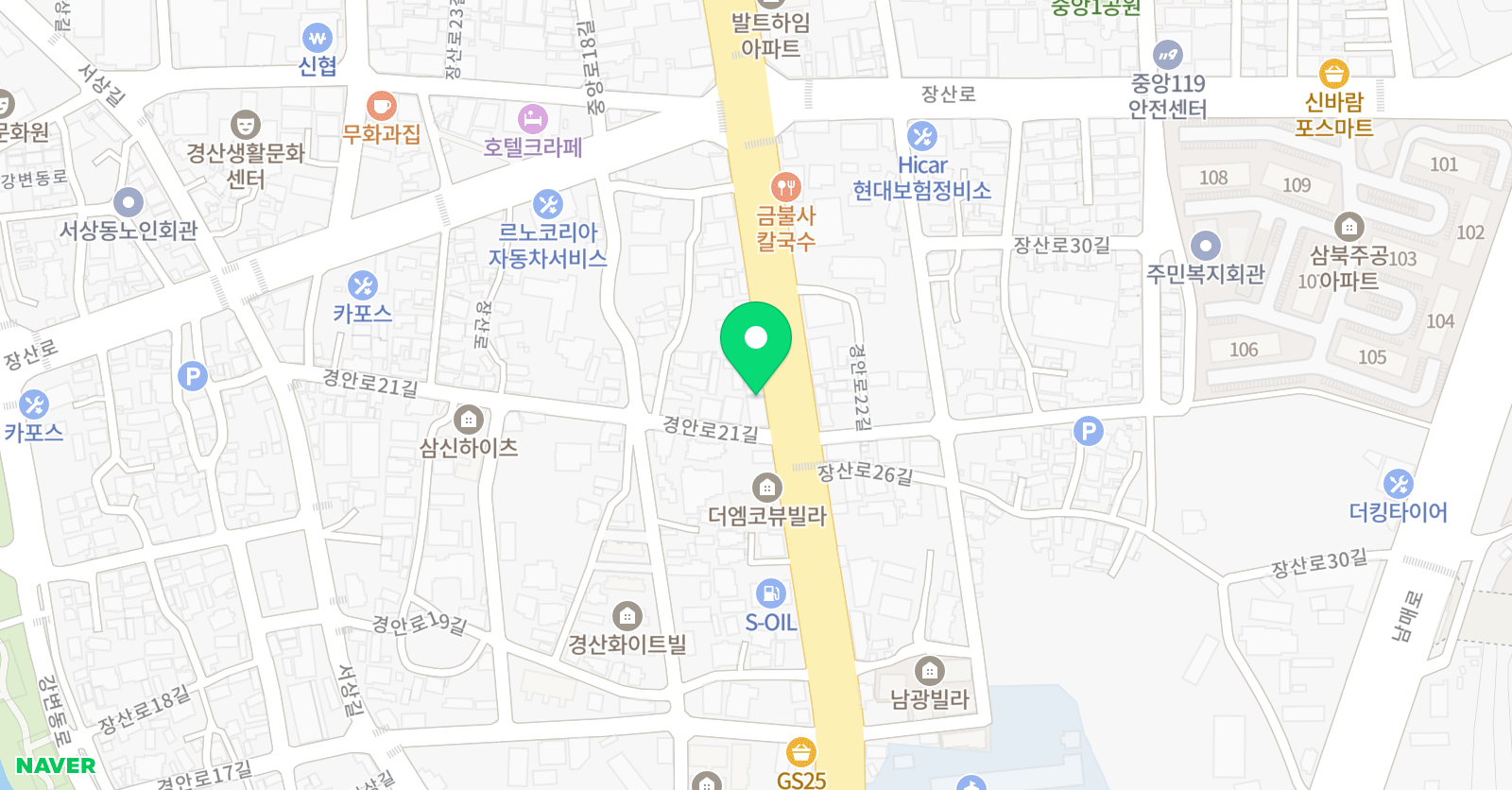 태극 태권도 위치