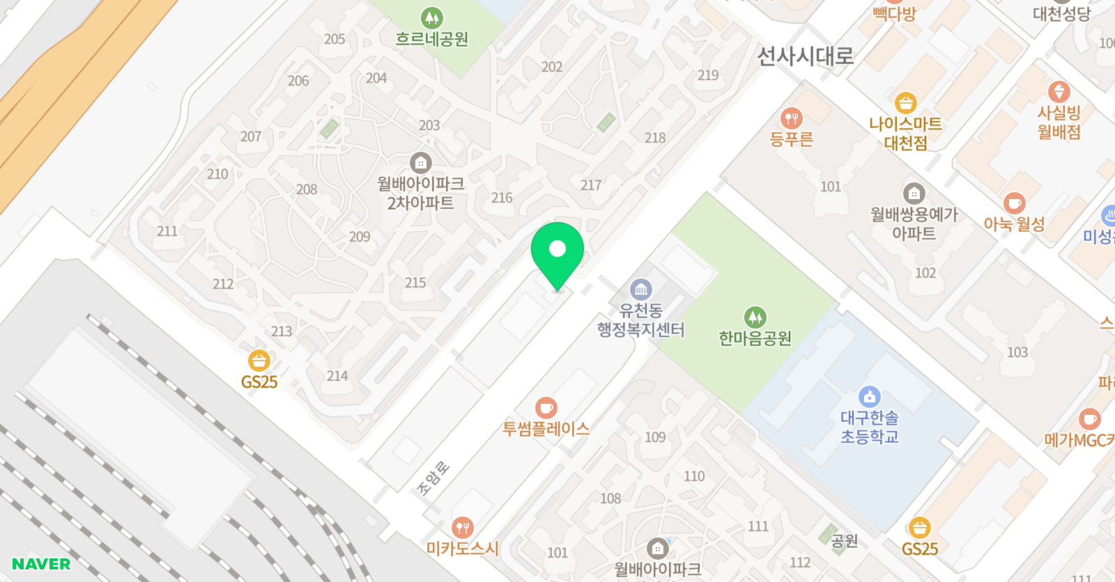 비비잉글리쉬 어학원 위치